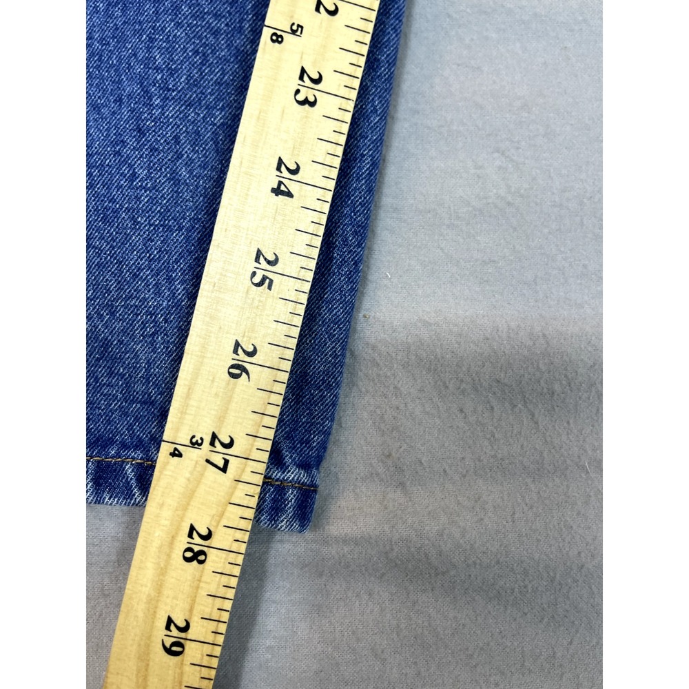 Pendleton‎ Jeans 12P Petite Womens High Waisted Straight Leg Zip Up Denim Mom - Picture 5 of 15